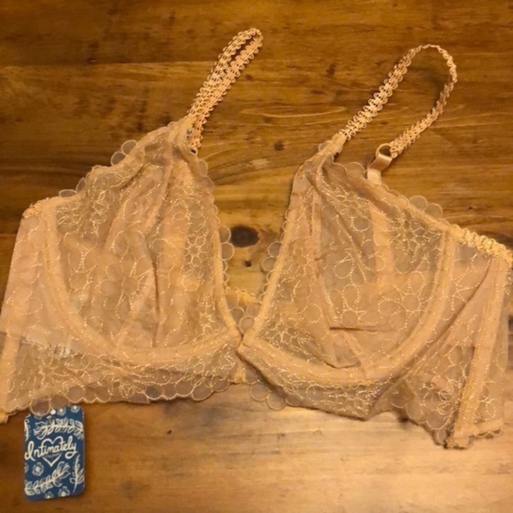 Free People Sheer lace underwire bra Lucia… - Picture 3 of 5